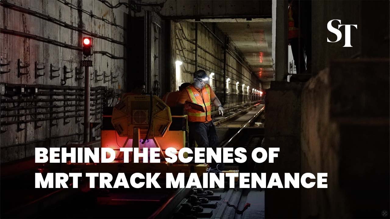 Behind the scenes of MRT track maintenance
