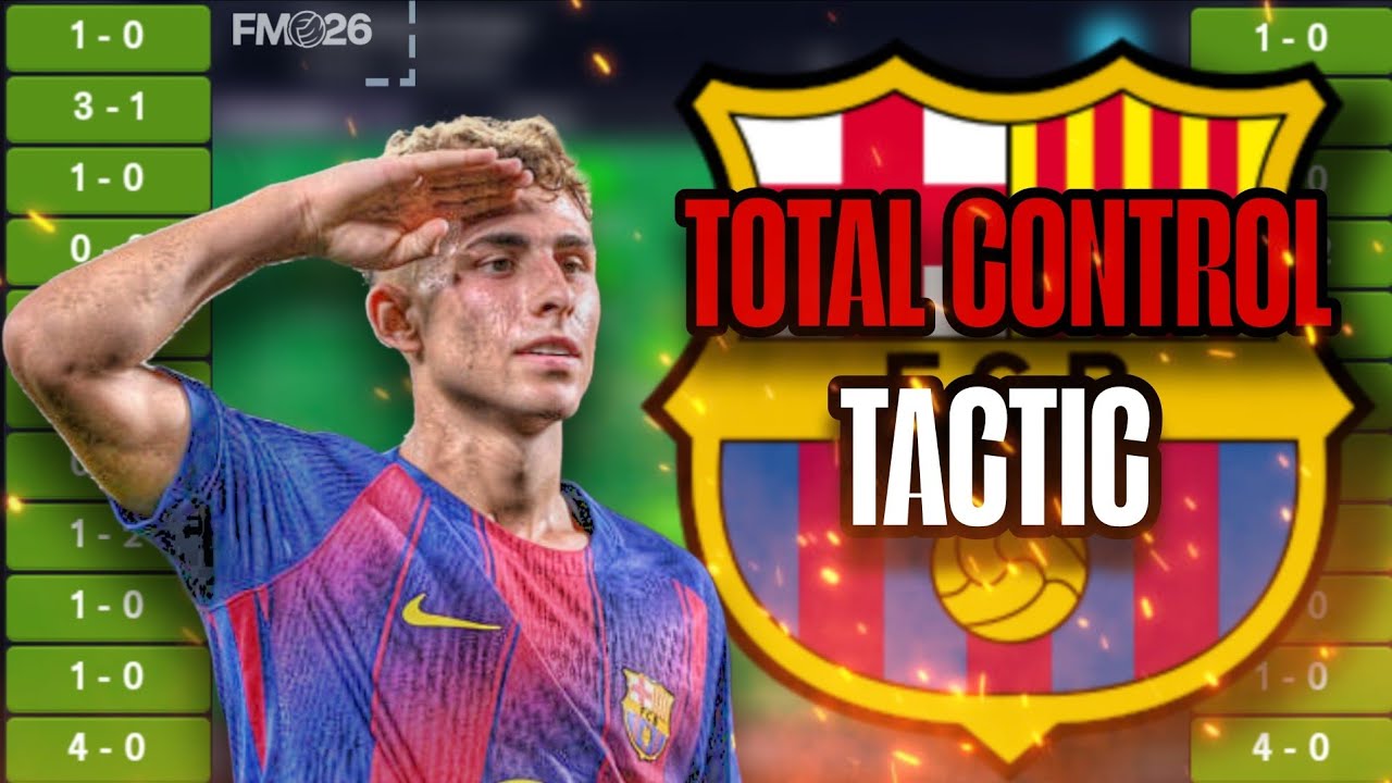 Hansi Flick's Best Winning FM26 Mobile Tactic | Best Football Manager Mobile 26 Tactics
