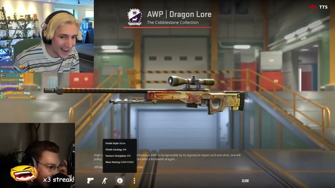 ohnePixel Reacts to xQc Trade Up The First AWP 