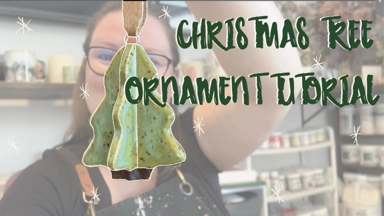 Christmas Tree Ornament Tutorial | Hand Building Pottery 