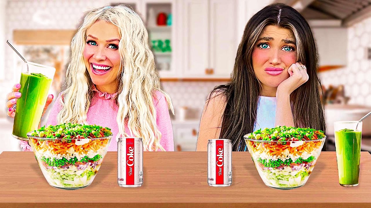 COPYiNG MY MOMS DiET FOR 24 HOURS!