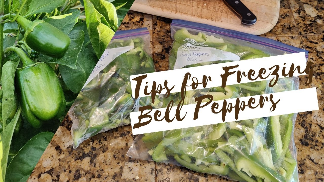 Tips for Freezing Green Peppers