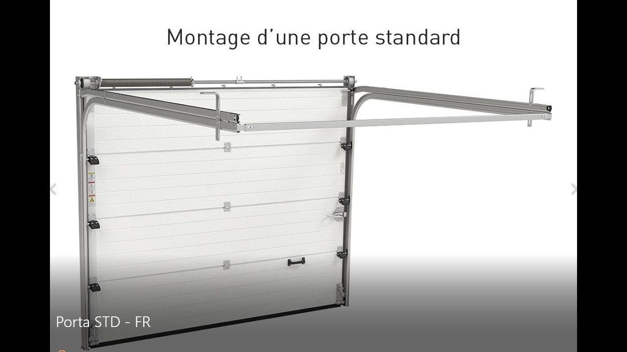 TOUSCHALETS.COM - montage d'une porte de garage sectionnelle