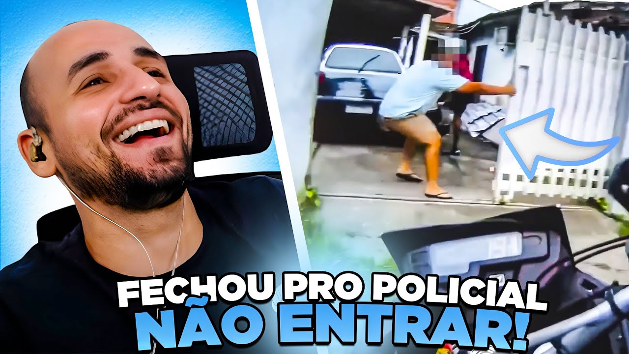 ELE PENSOU QUE FUGIRIA DA POL&Iacute;CIA COM ESSA IDEIA - React ENQUADROS DE MOTO (EP. 104)