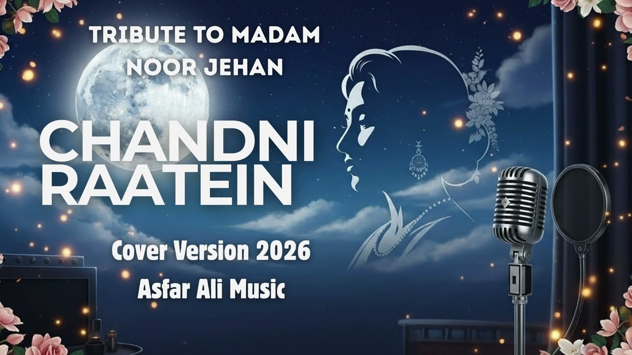 Chandni Raatein (Tribute to Madam Noor Jehan) &ndash; Cover Version 2026 | Asfar Ali Music