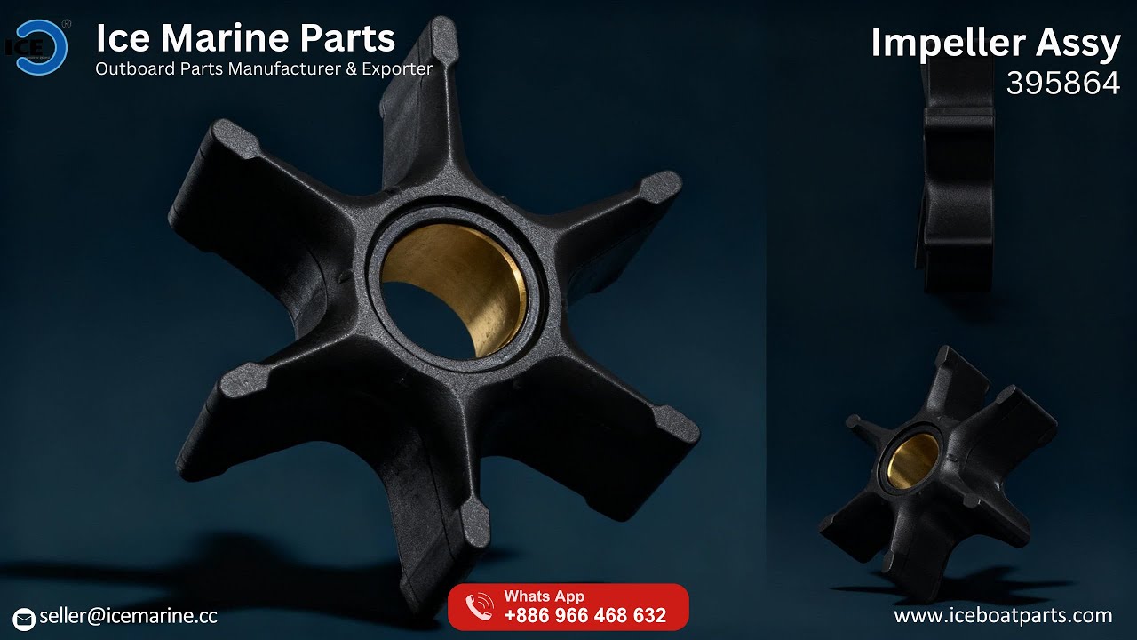 Impeller Assembly for OMC/Johnson/Evinrude Outboard | OEM 395864 / 0395864 | Fits 80–300 HP