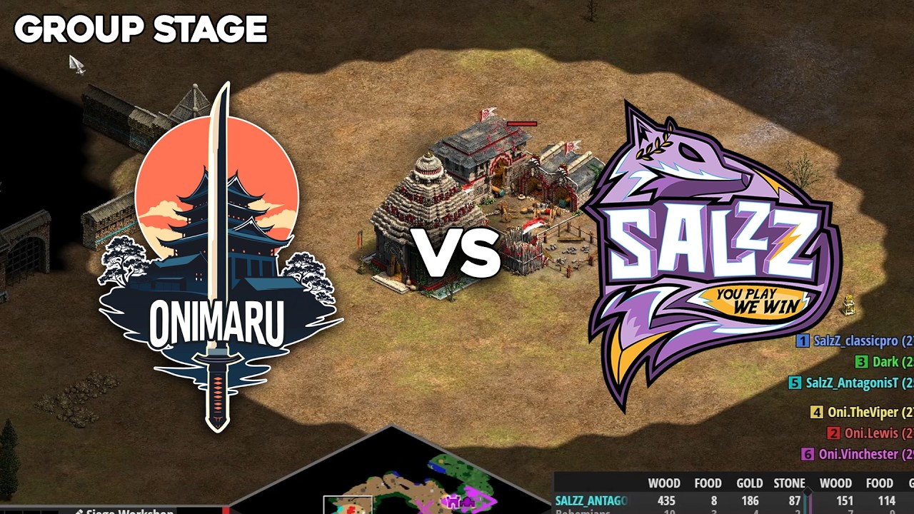 Salzz vs Onimaru Capybaras | The League 3v3 Group Stage (T90Official Co-cast)