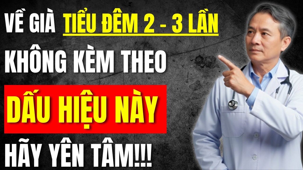 Người Già, Tiểu Đêm 2 - 3 Lần Mà Không Kèm 5 Dấu Hiệu Này, Thì Hãy Yên Tâm Ngủ Tiếp Tới Sáng!
