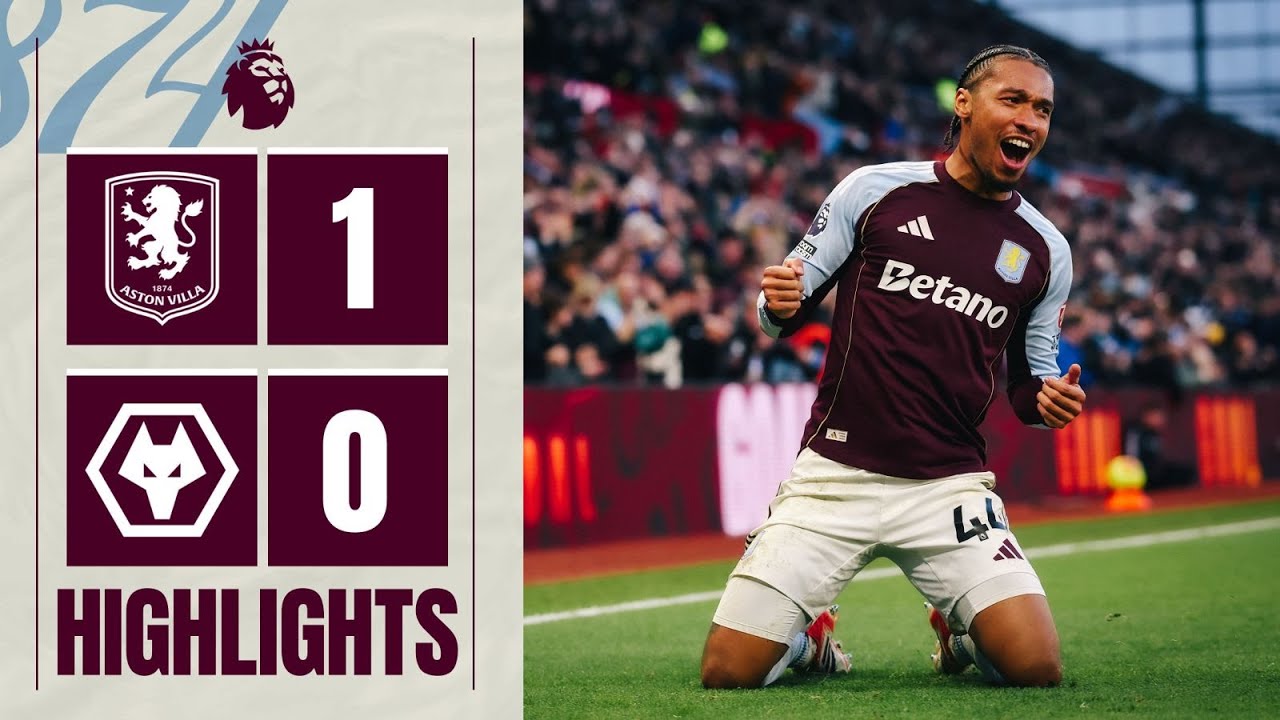 Kamara BANGER wins it for Villa 😱 | Aston Villa 1-0 Wolves