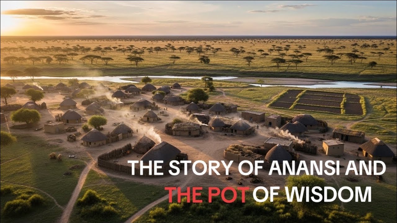 The Story of Anansi and the Pot of Wisdom |African Folktale| 
