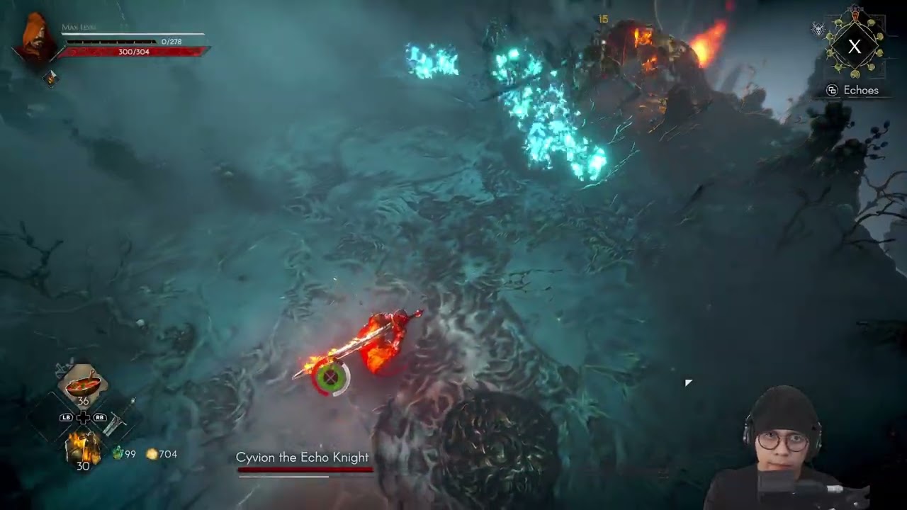FULL FIGHT: 2H GREATSWORD VS ECHO KNIGHT Boss | No Rest for the Wicked