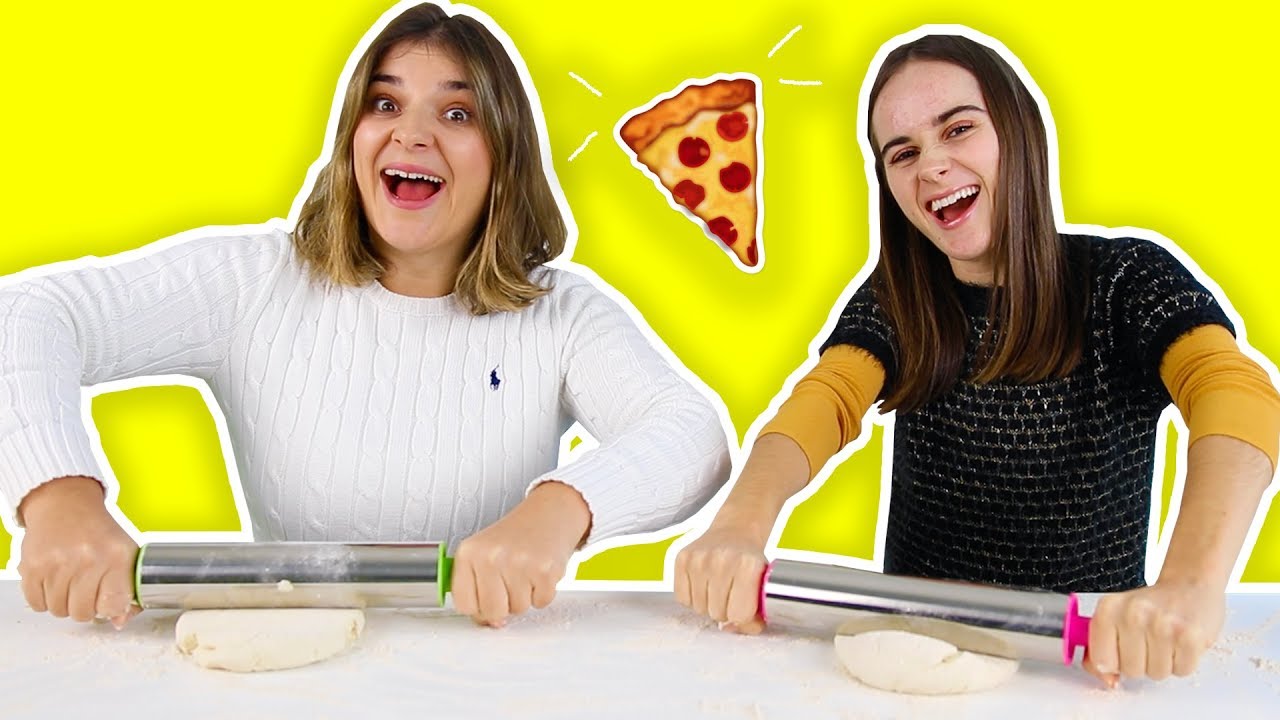 DESAFIO MONTE SUA PIZZA! 😋🍕 DOCE Vs SALGADA!