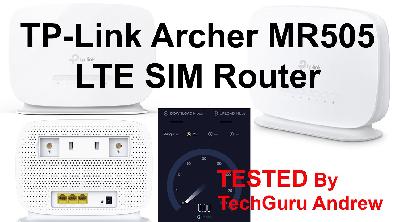 TP-Link Archer MR505 4G+ Wireless Dual Band Gigabit SIM Router