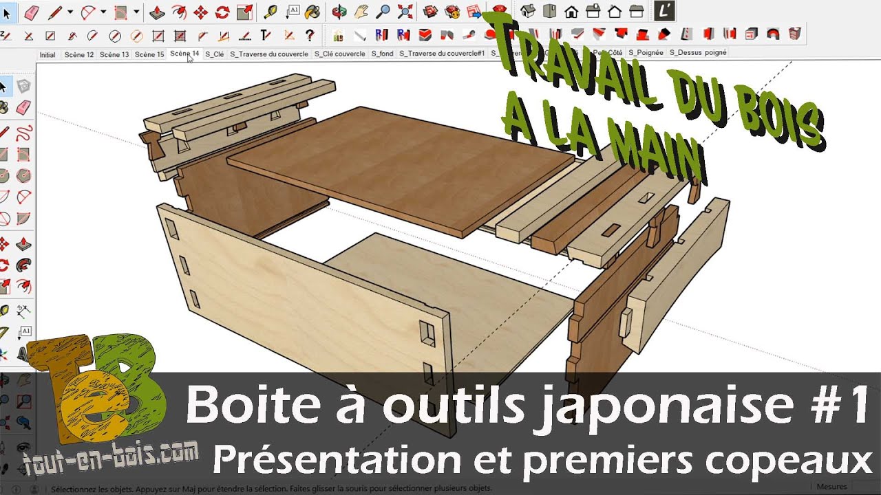 Une boite à outils japonaise #1 : Présentation et premiers copeaux.
