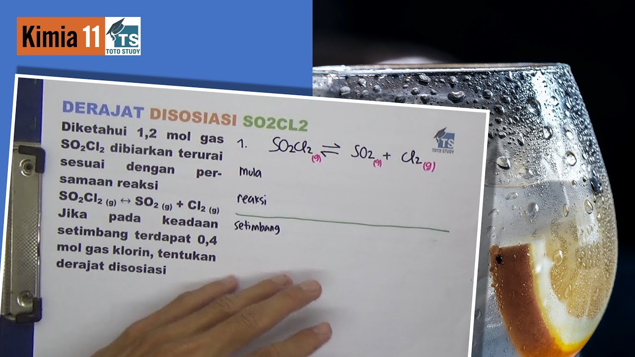 Derajat Disosiasi SO2Cl2