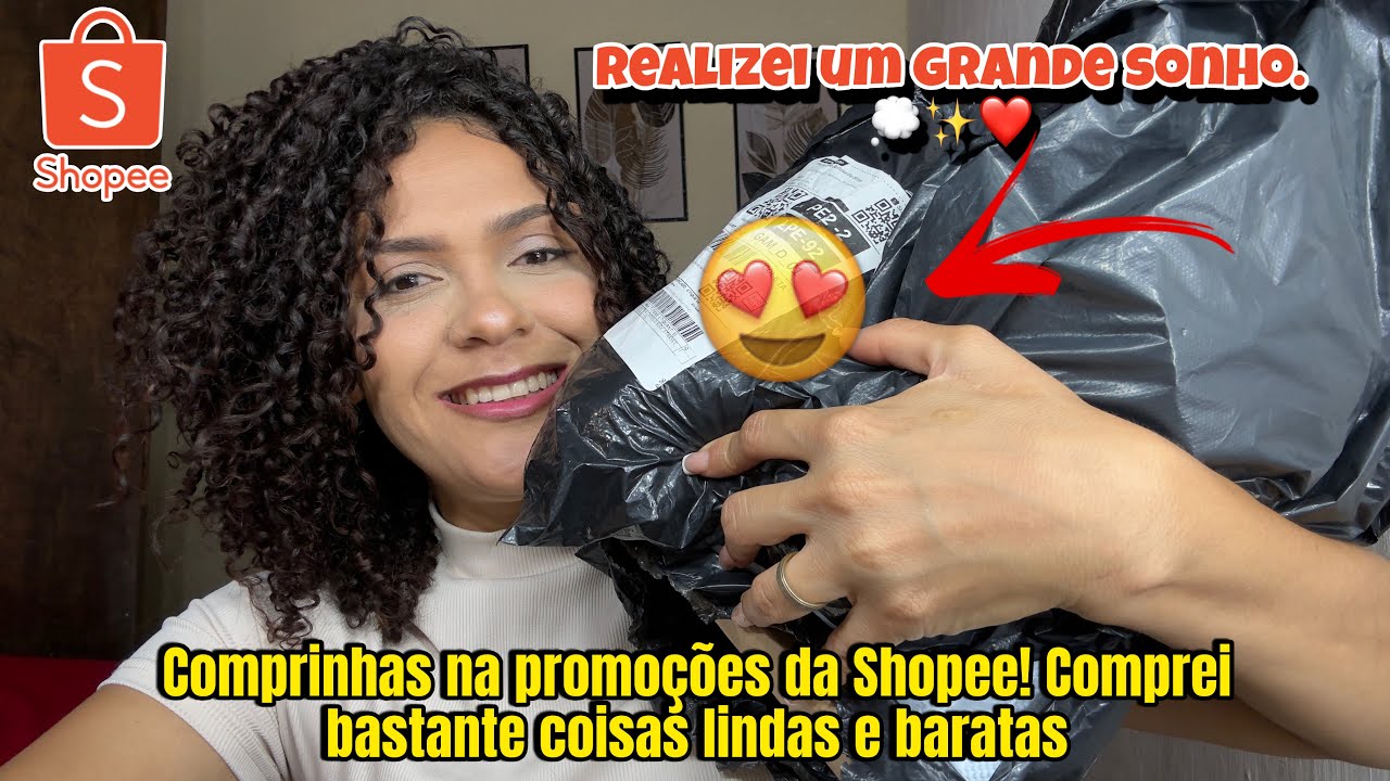 COMPRINHAS BARATINHAS E ESSENCIAIS DA SHOPEE! Saltos, pincéis, batoms, calça e etc… ❤️✨