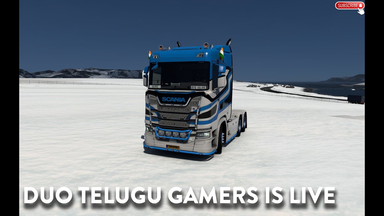 Euro Truck Simulator 2 LIVE in Telugu #eurotrucksimulator2 #ets2 #ets2liveintelugu #truckermplive