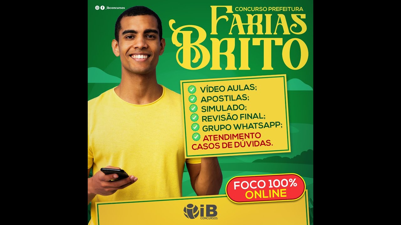 CONCURSO FARIAS BRITO-CE | AULÃO DE PORTUGUÊS (UPA) 2025