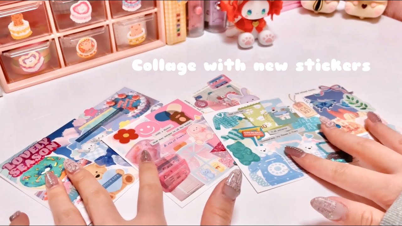 ［asmr］新しい素材でコラージュ | CanDo | 作業動画