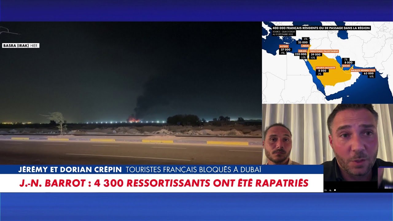 Retrouvez le témoignage de deux touristes français bloqués à Dubaï
