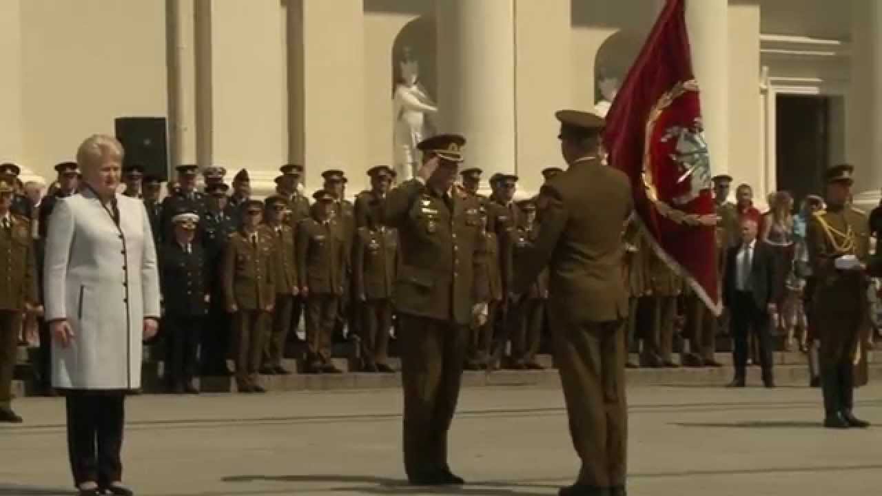 Inauguruotas naujasis Lietuvos kariuomenės vadas gen. mjr. Jonas Vytautas Žukas