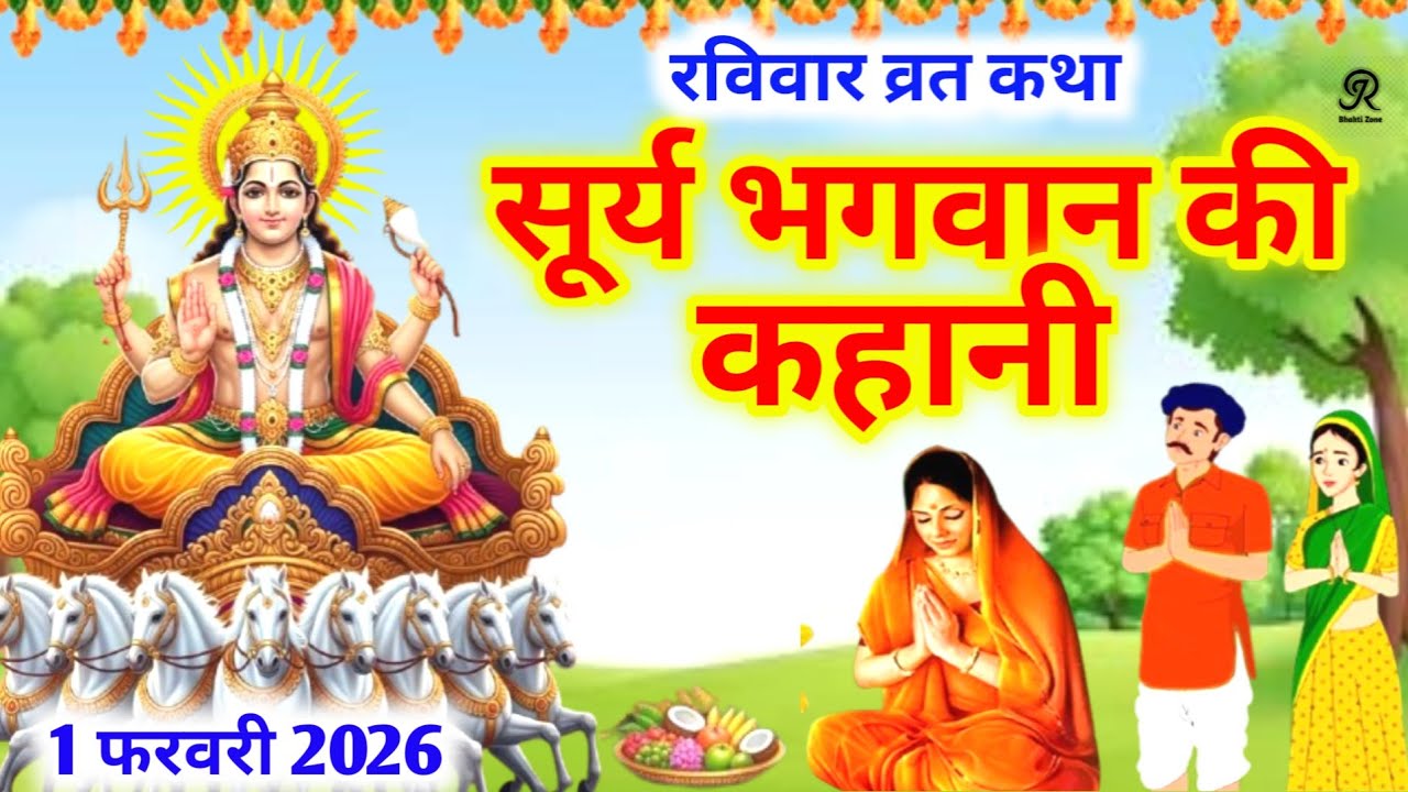 आरोग्य और  यश प्रदान करने वाली रविवार व्रत कथा | Raviwar Ki Katha | सूर्य देव की चमत्कारी कथा