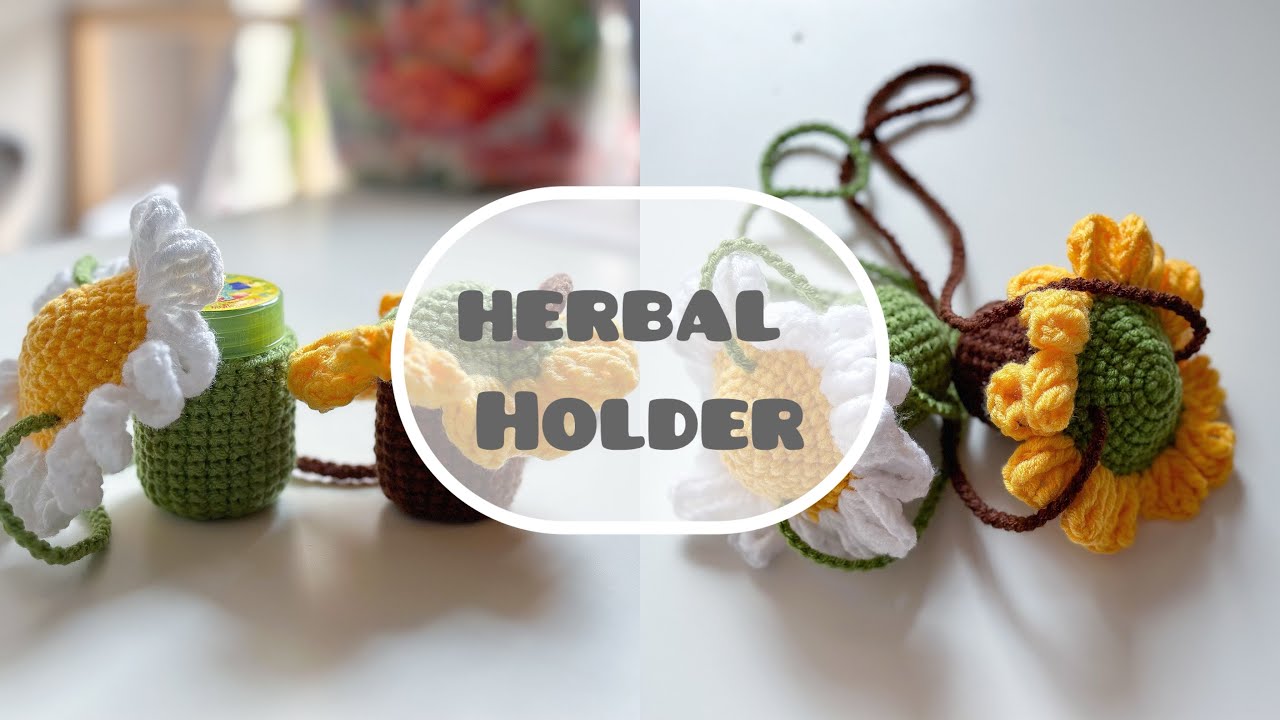 Crochet Herbal Holder ที่ใส่ยาดมหงษ์ไทยแบบห้อยคอ | THX.Studio