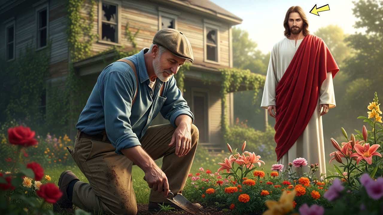 Un jardinero ciego cuidó un jardín abandonado durante 5 años… Hasta descubrir que era de Jesús…