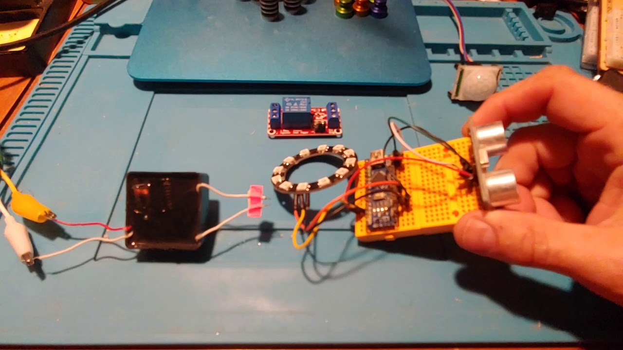 Arduino Relay Dog Deterrent (Arduino Stun Gun Module with Proximity Sensor)