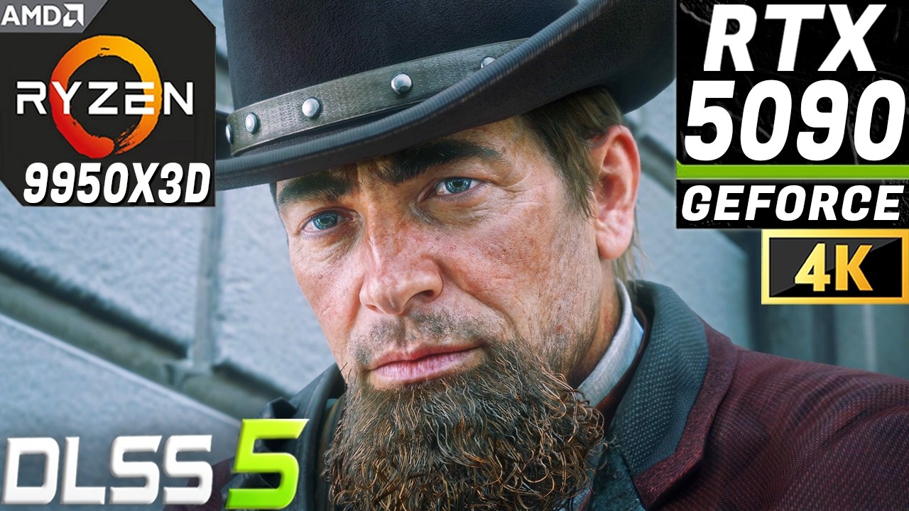 Red Dead 2 выглядит как кино с DLSS 5 ~ RTX 5090 + 9950X3D | Графика 4K-ULTRA ~ Безумная картинка