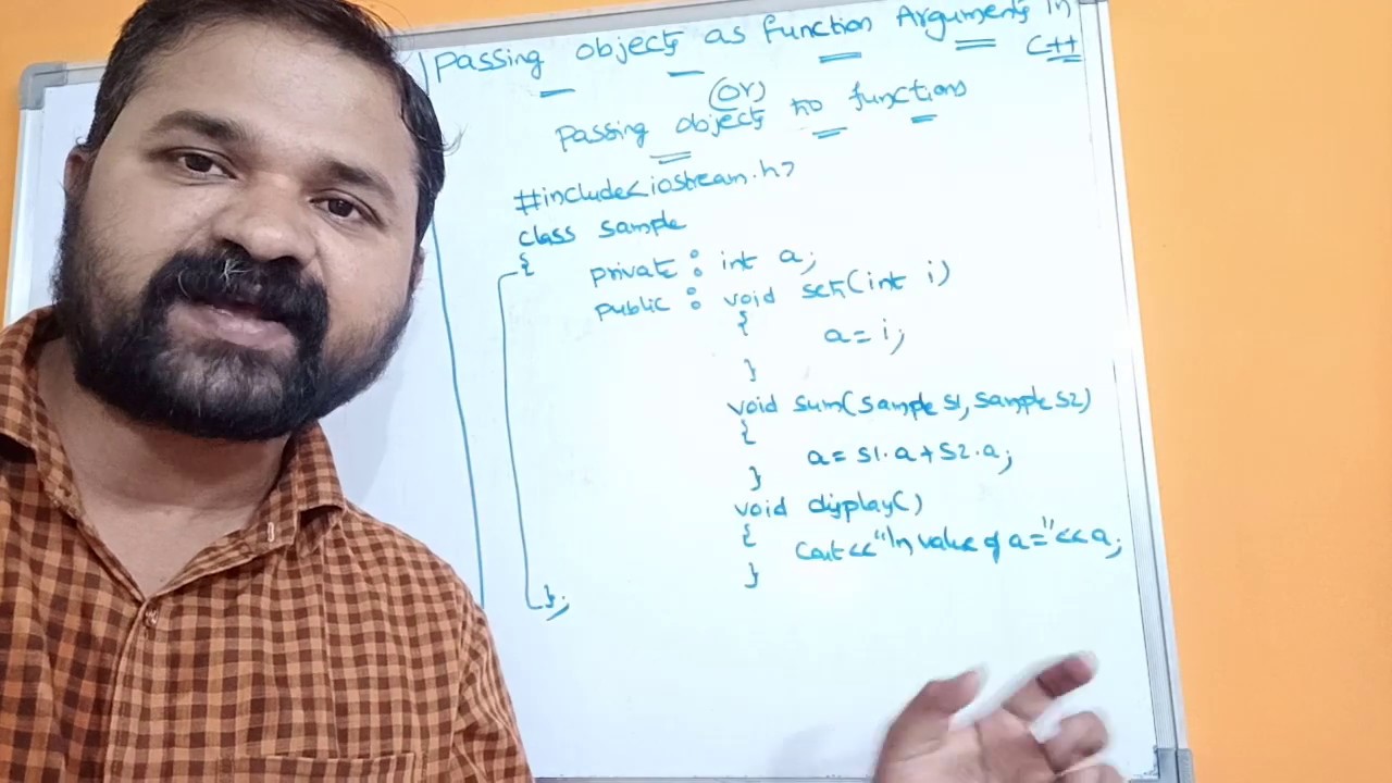 Passing Objects as function arguments in C++ Programming || Passing objects to functions in c++