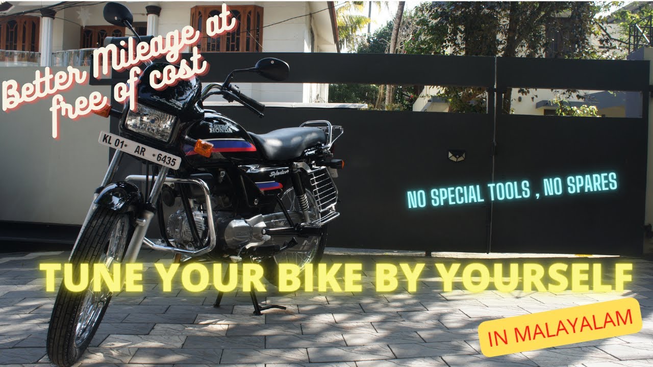 How to tune your bike by yourself | Hero Honda Splendor Tuning | Bike Tuning for better mileage
