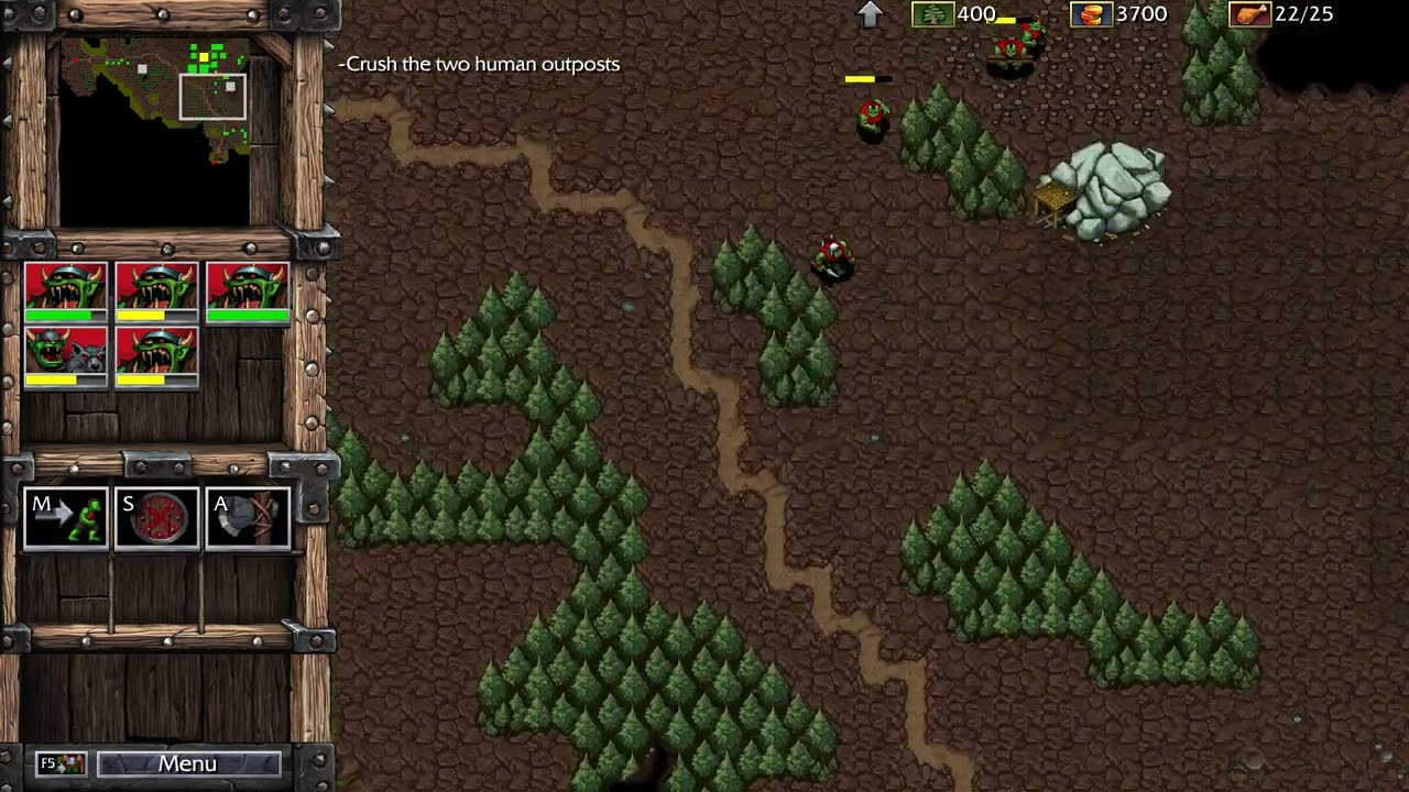 Warcraft 1 Remastered Campaign No Commentary Center of Human Lands & Goldshire and Moonbrook