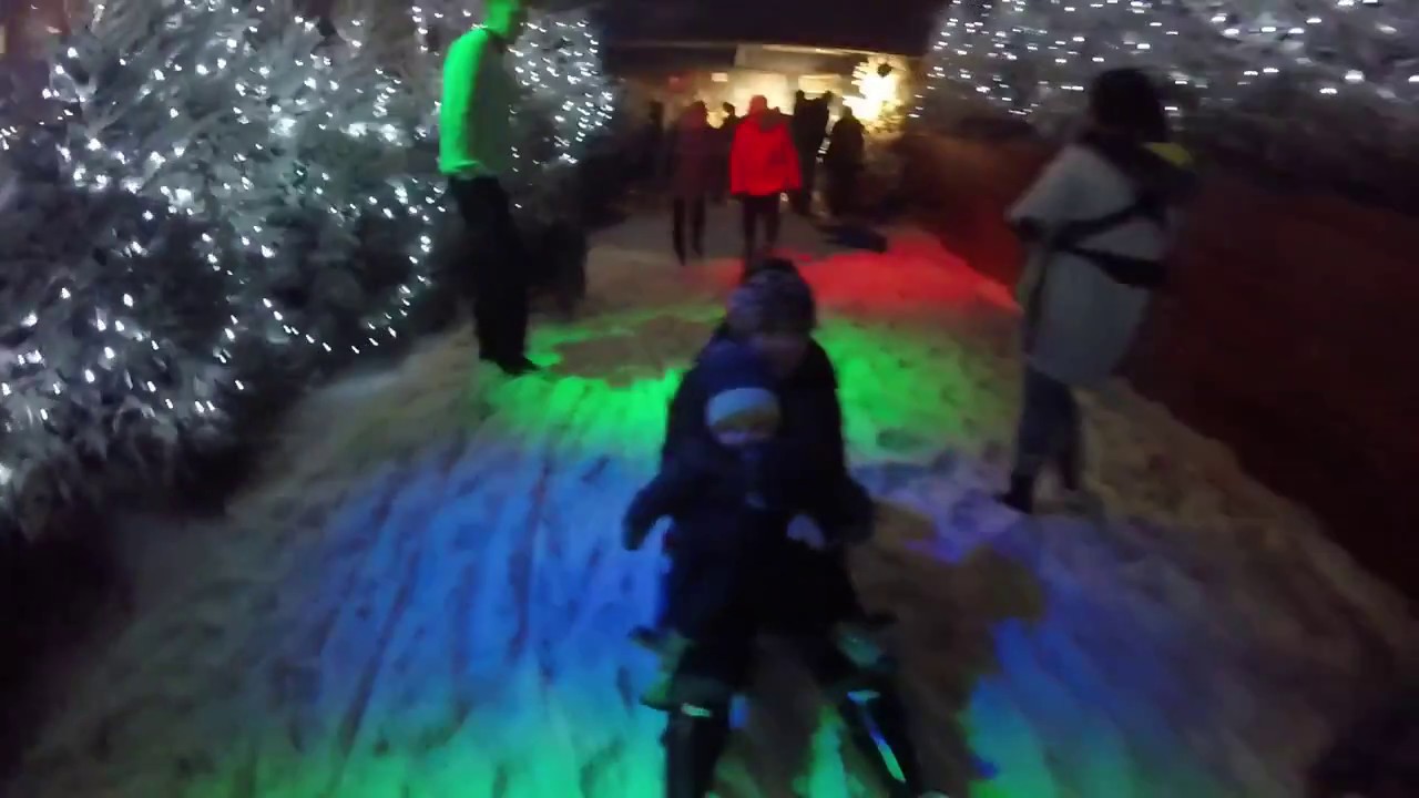 Snow dome to see santa