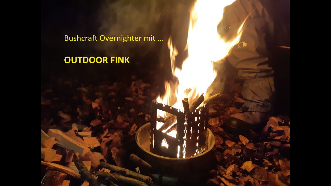 Bushcraft Übernachtung mit Spaß & Schnee