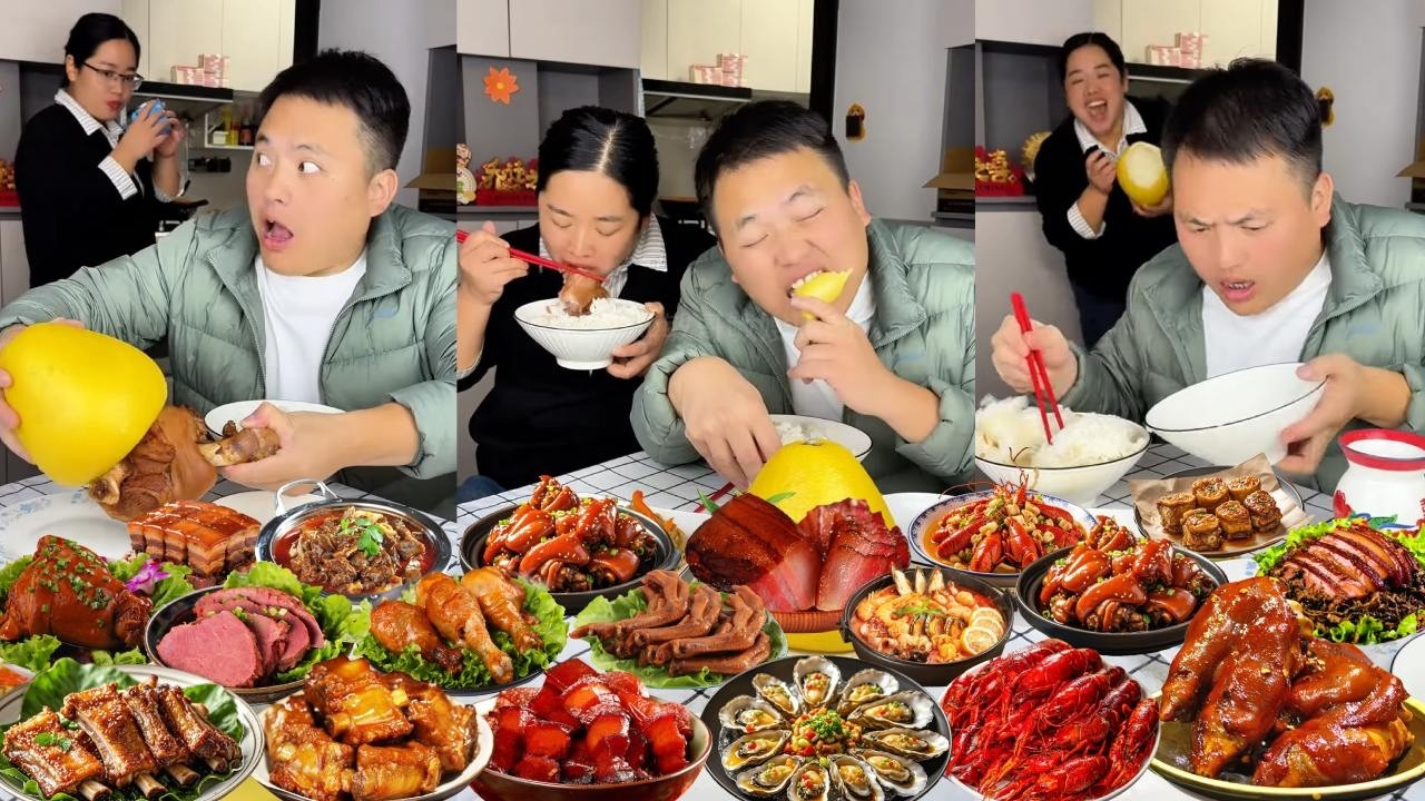 蠢老公藏大肘子以为天衣无缝？我秒速调包，最后他对着空碗傻眼！【敏哥夫妇日常】