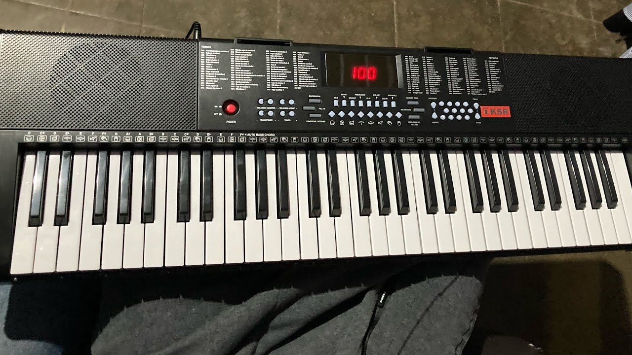 Kaiser MTC-5490 Teclado musical de 61 teclas Kaiser MTC-5490