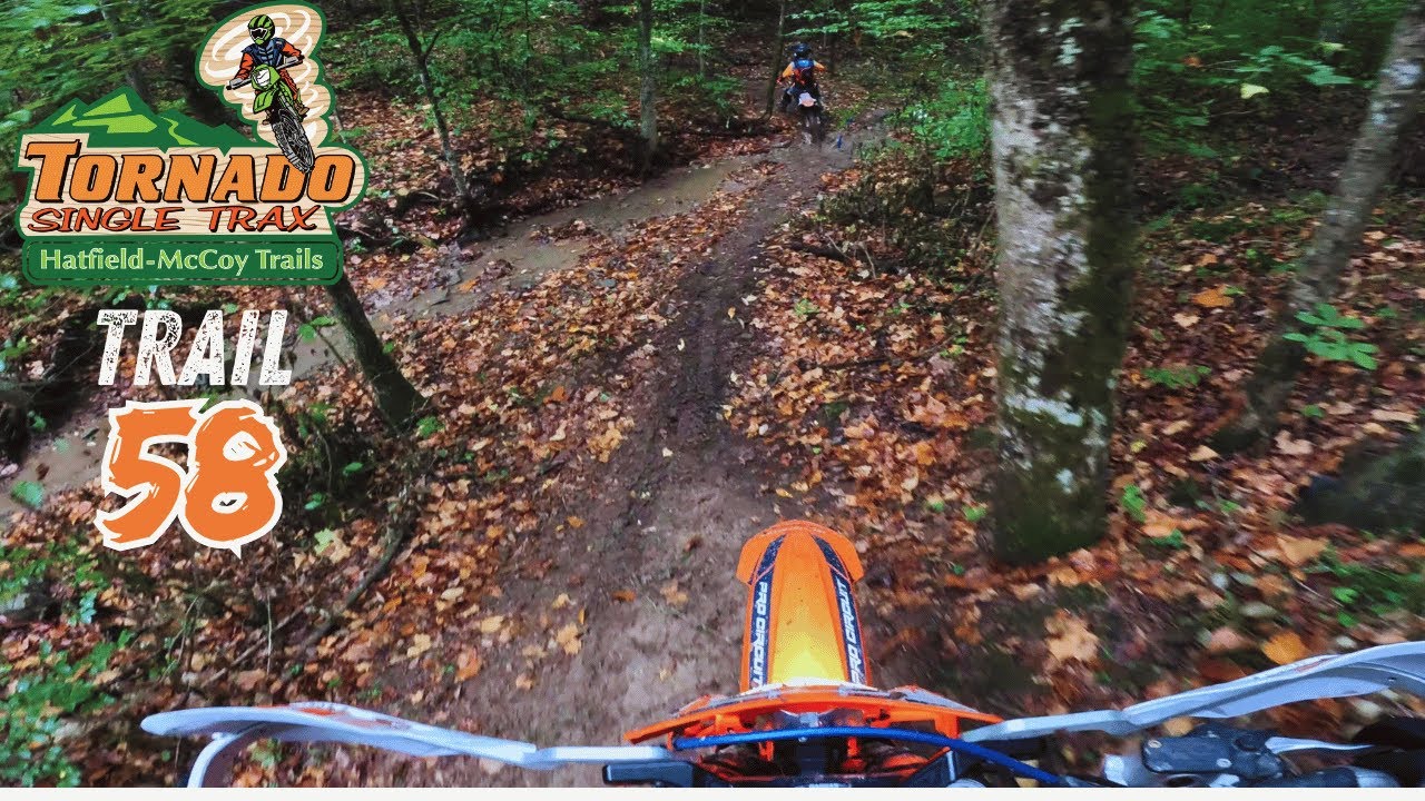Trail 58 kicked our butts! (slick and greasy) Hatfield McCoy Trails Tornado Trail 58