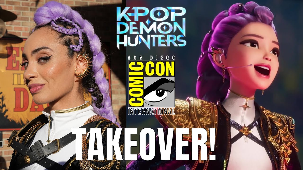 Real-life Rumi from KPop Demon Hunters TAKES OVER San Diego Comic Con and Fans AUDITION for HUNTR/X!