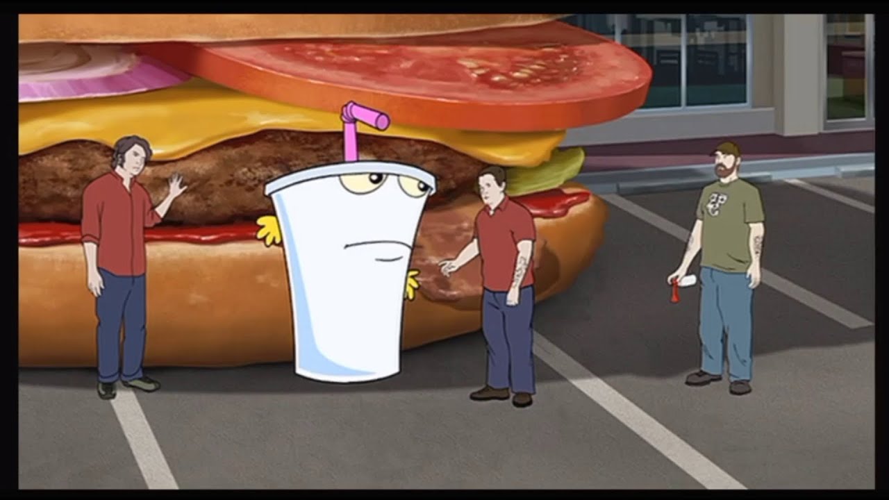 Hand On Hamburger - short