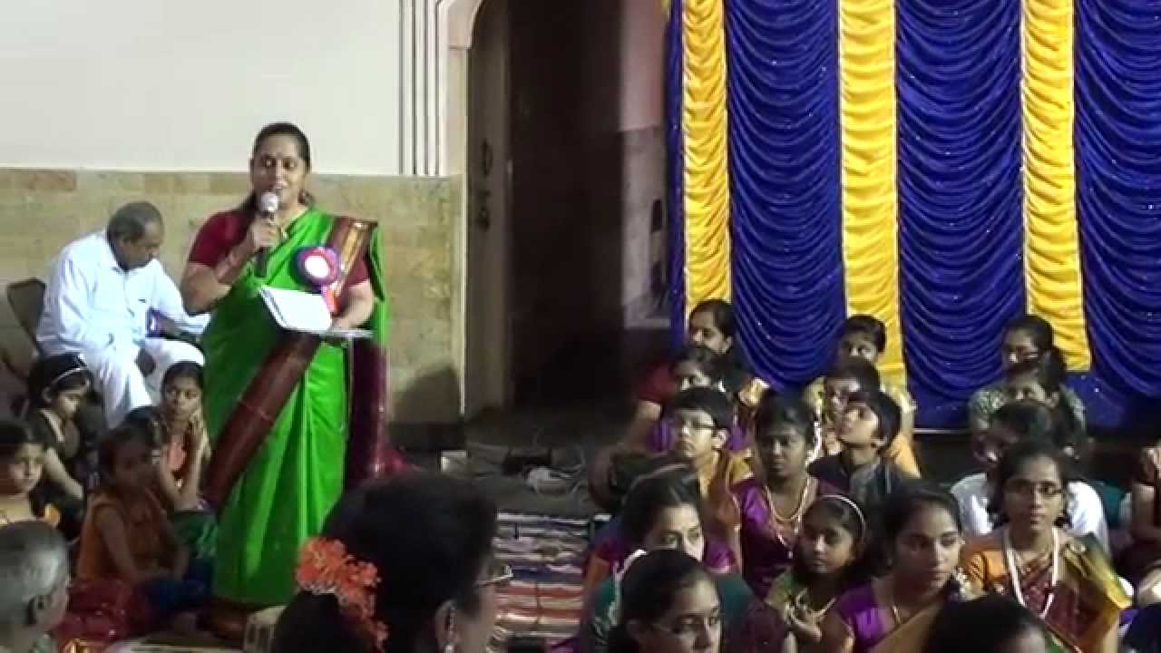 Welcome Speech - ISS batch, Vijayadasami 2014