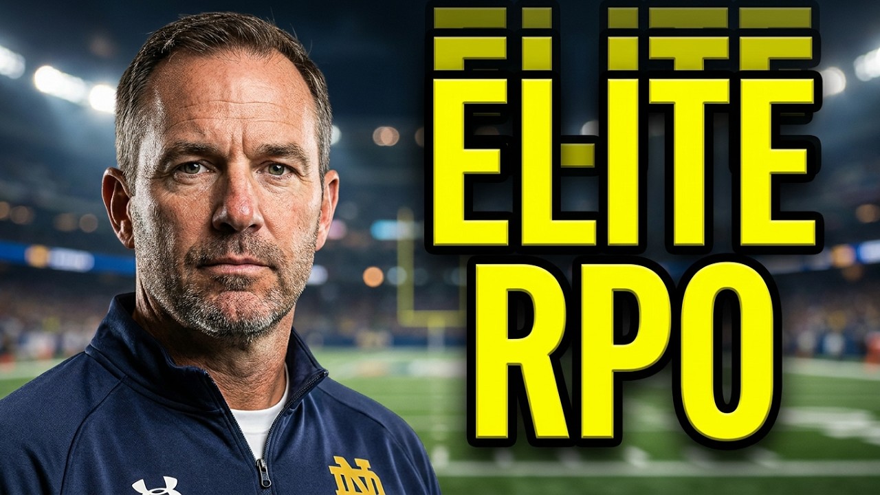 Notre Dame OC Mike Denbrock - Copy RPO vs Field Pressure