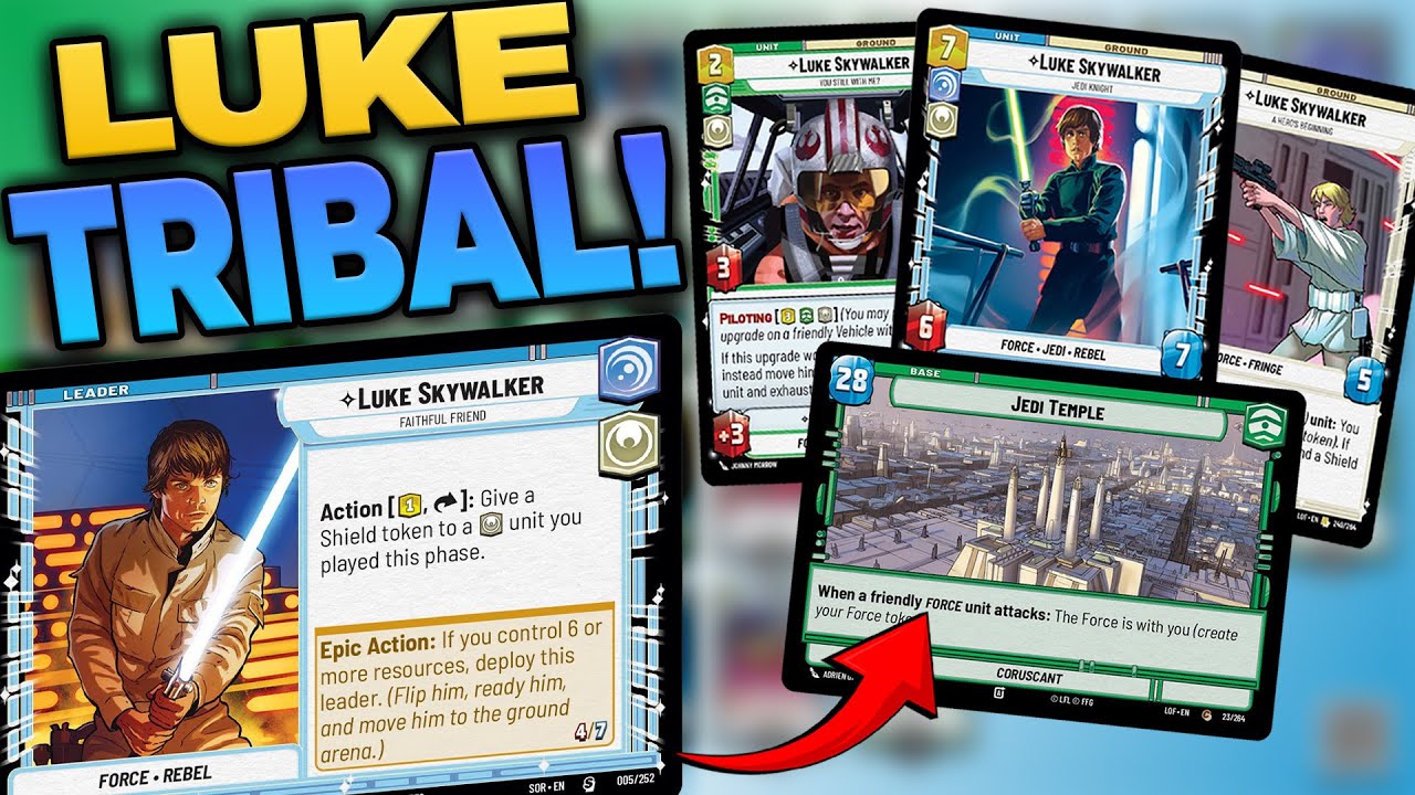 Лучшая колода Люка Скайуокера в Star Wars Unlimited!