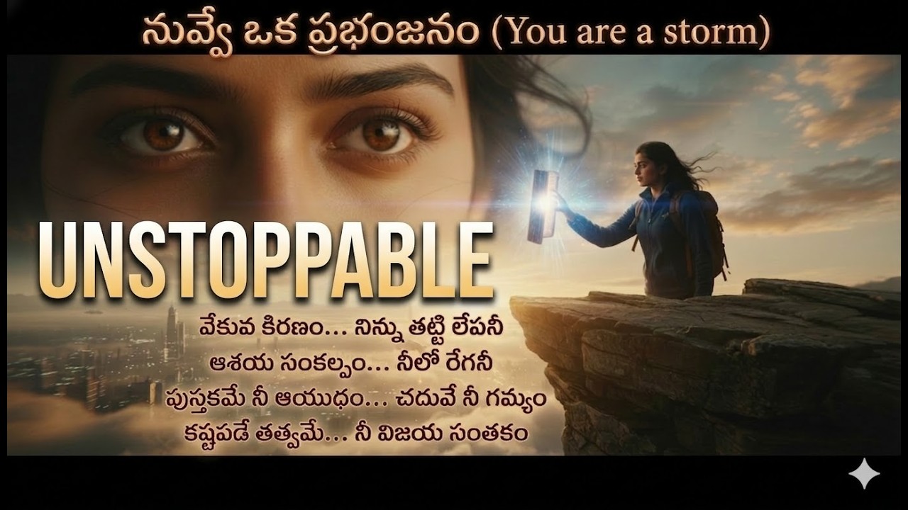 నువ్వే... ఒక ప్రభంజనం...మరో చరిత్రకు... శ్రీకారం...
