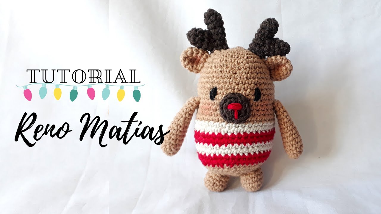 RENO MATIAS | RENO NAVIDEÑO | AMIGURUMI NAVIDAD TUTORIAL