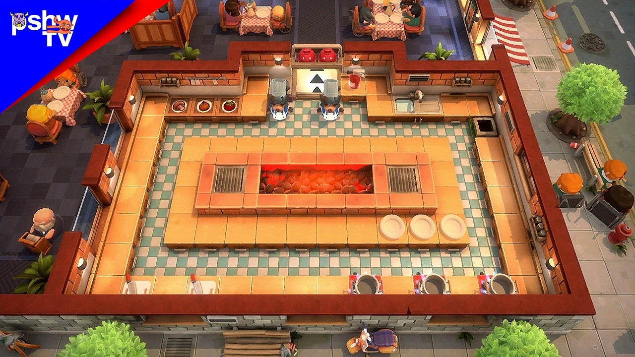 PS4 - OVERCOOKED! Gameplay (Level 1-5)