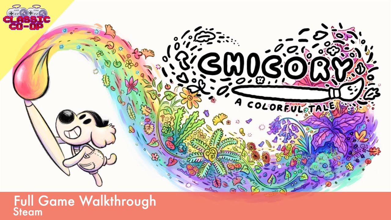 Chicory: A Colorful Tale | Full Game Walkthrough (No Commentary) | 2 Player Co-op | Steam