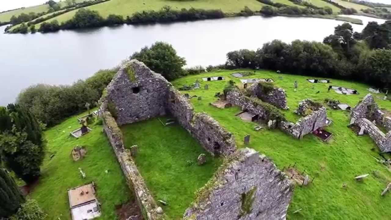 Loughinisland Churches aerial video with Phantom drone