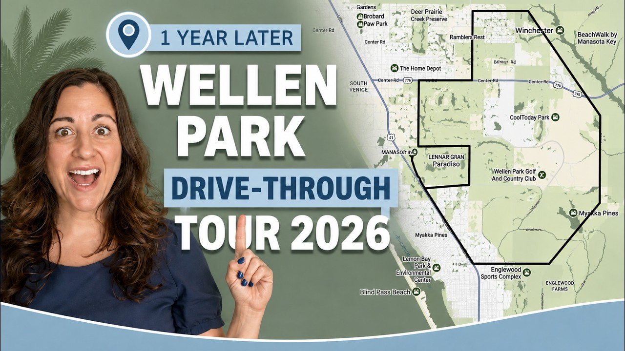 Wellen Park Venice Florida 1 Year Later | FULL Drive-Through Tour 2026