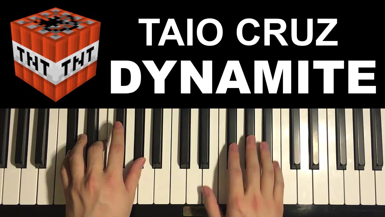 How To Play - Taio Cruz - Dynamite (Piano Tutorial Lesson)